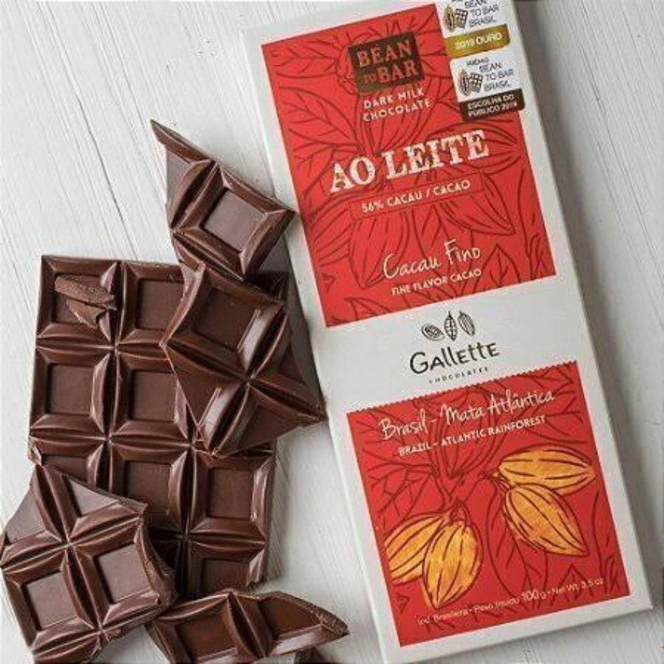 Chocolate Gallette bean-to-bar 56% dark milk